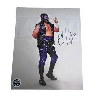 Evil Uno "The Dark Order" Autographed AEW Wrestling 8x10 Photo, 100% Authentic
